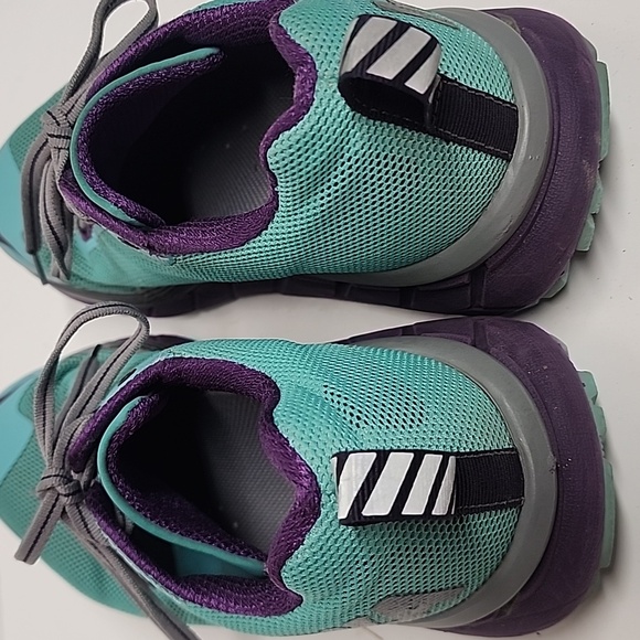 HOKA ONE ONE time to fly green purple sz 8.5 Challenger ATA 4 running shoes. - Picture 6 of 8